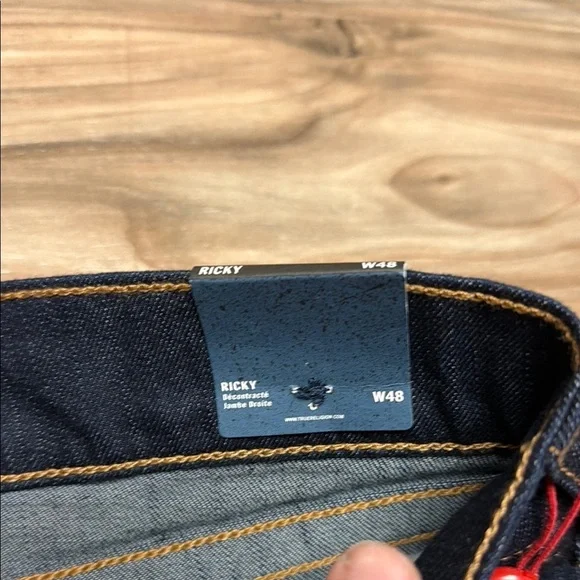 True Religion Ricky Relaxed Straight with Flap 48 x 33 Pants NWT New